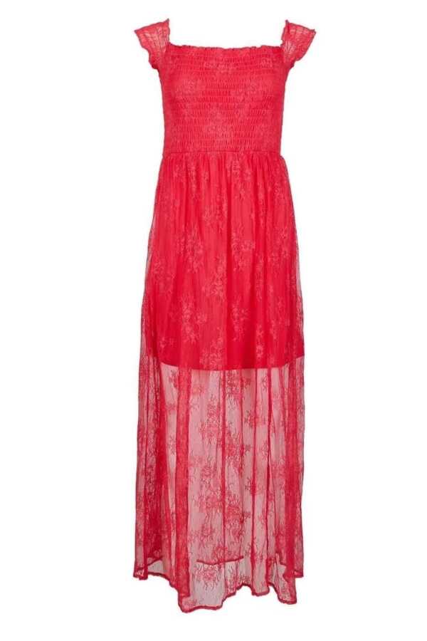 Guess Darcey Lace Dress Kadın ELbise Q1YK23R02FA - Guess 1---0