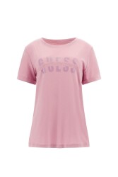 Guess Ss Cn Kadın Regular Fit T-Shirt W3RI16K46D1 AÇIK PEMBE