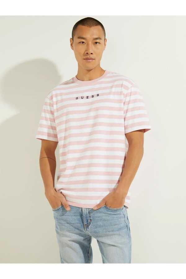 Guess Striped Erkek T-Shirt M1GI12RAGP0 - Guess 4---0