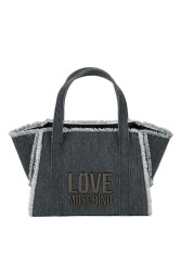 Love Moschino Kadın El Ve Çapraz Çanta JC4316PP0IKQ0000 Kot Siyah