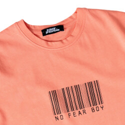 No Fear Erkek Çocuk Tshirt NFR-B500354 Somon