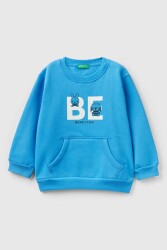 United Colors Of Benetton Erkek Bebek Sweatshirt 3EB5G10BA MAVİ