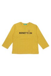 United Colors Of Benetton Erkek Bebek Tshirt 3ATNG10B8 SARI