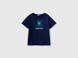 Unıted Colors Of Benetton Erkek Bebek Tshirt 3I1XG10CY LACİVERT