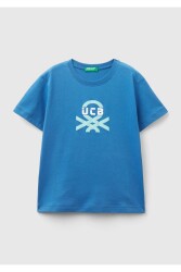 Unıted Colors Of Benetton Erkek Bebek Tshirt 3I1XG10EH MAVİ