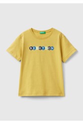 Unıted Colors Of Benetton Erkek Bebek Tshirt 3I1XG10EH Hardal