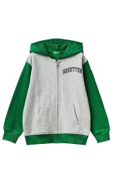 United Colors Of Benetton Erkek Çocuk Sweatshirt 3J68C502J YEŞİL