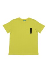 United Colors of Benetton Erkek Çocuk T-Shirt 71295 SARI