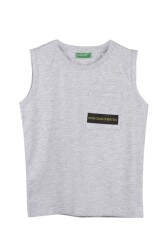 United Colors of Benetton Erkek Çocuk T-Shirt 71297 Gri