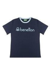 United Colors of Benetton Erkek Çocuk T-Shirt BNT-B20555 LACİVERT