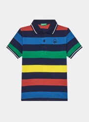 Unıted Colors Of Benetton Erkek Çocuk Tshirt 3EJDC301B LACİVERT