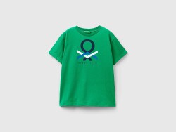 United Colors Of Benetton Erkek Çocuk Tshirt 3I1XC10H3 YEŞİL