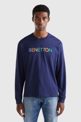 United Colors Of Benetton Erkek Sweatshirt 3I1XU1034 LACİVERT