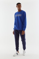 United Colors of Benetton Erkek Sweatshirt BNT-M20647 Saks Mavisi