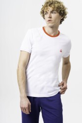 United Colors of Benetton Erkek T-Shirt BNT-M20461 Beyaz