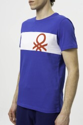 United Colors of Benetton Erkek T-Shirt BNT-M20470 MAVİ