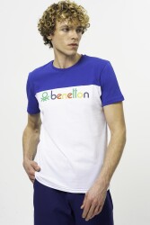 United Colors of Benetton Erkek T-Shirt BNT-M20472 MAVİ