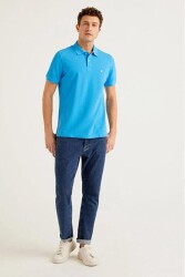 United Colors Of Benetton Erkek Tshirt 3089J3179 PETROL