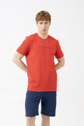 Unıted Colors Of Benetton Erkek Tshirt BNT-M21137 KIRMIZI