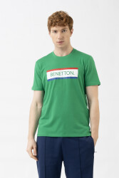 Unıted Colors Of Benetton Erkek Tshirt BNT-M21151 YEŞİL