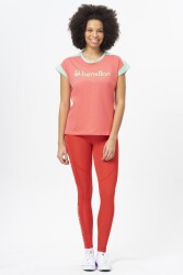 United Colors of Benetton Kadın T-Shirt BNT-W20377 CORAL