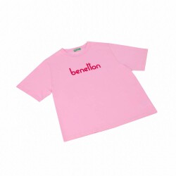 United Colors Of Benetton Kadın Tshirt 3I1XD106Y AÇIK PEMBE