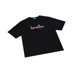 United Colors Of Benetton Kadın Tshirt 3I1XD106Y Siyah