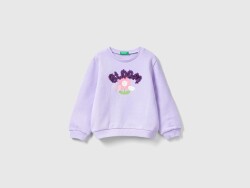 Unıted Colors Of Benetton Kız Bebek Sweatshirt 3J68G10E3 Lila