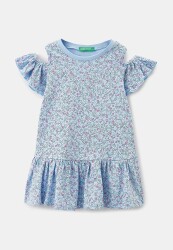 Unıted Colors Of Benetton Kız Bebek Elbise 3M39GV00U MAVİ