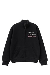 United Colors Of Benetton Kız Çocuk Sweatshirt 3J68C502F Siyah