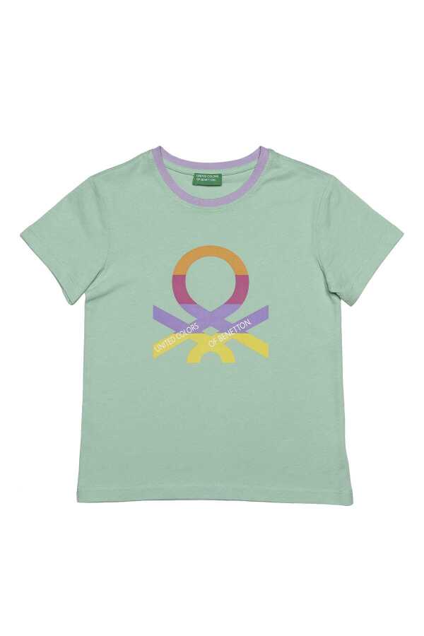 United Colors of Benetton Kız Çocuk T-Shirt BNT-G20495 - United Colors Of Benetton 4---0