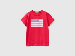 Unıted Colors Of Benetton Kız Çocuk Tshirt 3I1XC10H8 FUŞYA