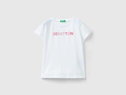 Unıted Colors Of Benetton Kız Çocuk Tshirt 3I1XC10H8 Beyaz