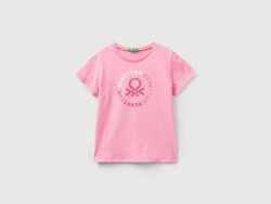 Unıted Colors Of Benetton Kız Çocuk Tshirt 3I1XC10H8 AÇIK PEMBE