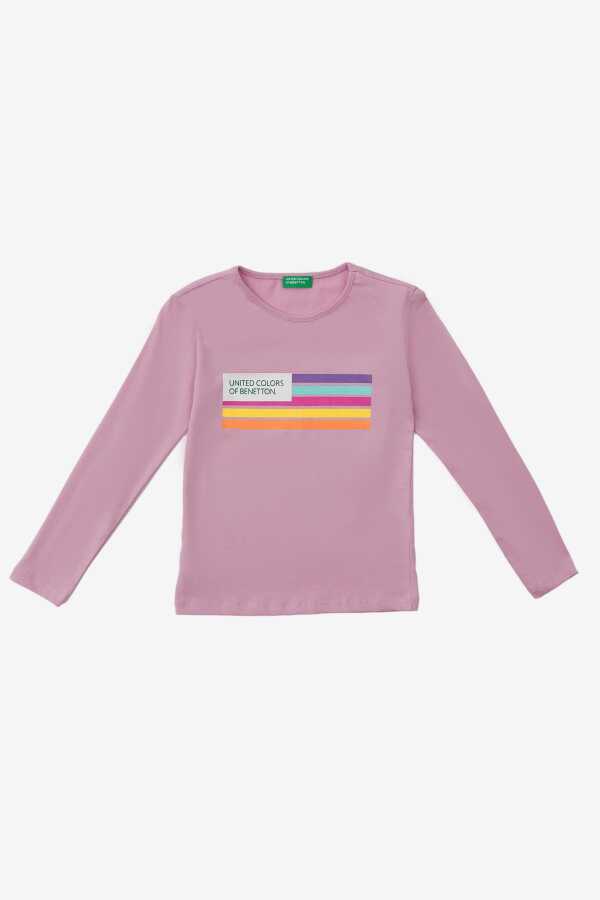 United Colors Of Benetton Kız Çocuk Tshirt BNT-G20849 - United Colors Of Benetton 3---0