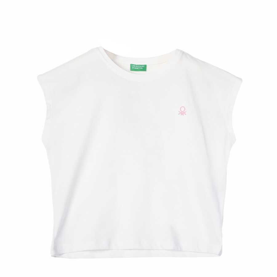 Unıted Colors Of Benetton Kız Çocuk Tshirt BNT-G21240 - United Colors Of Benetton 2---0