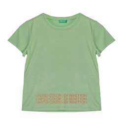 United Colors Of Benetton Kız Çocuk Tshirt BNT-G21286 MİNT