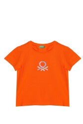 United Colors Of BenettonKız Çocuk Tshirt BNT-G21242 TURUNCU