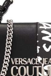 Versace Jeans Couture Kadın Omuz Çantası 75VA4BP1 Siyah-Beyaz